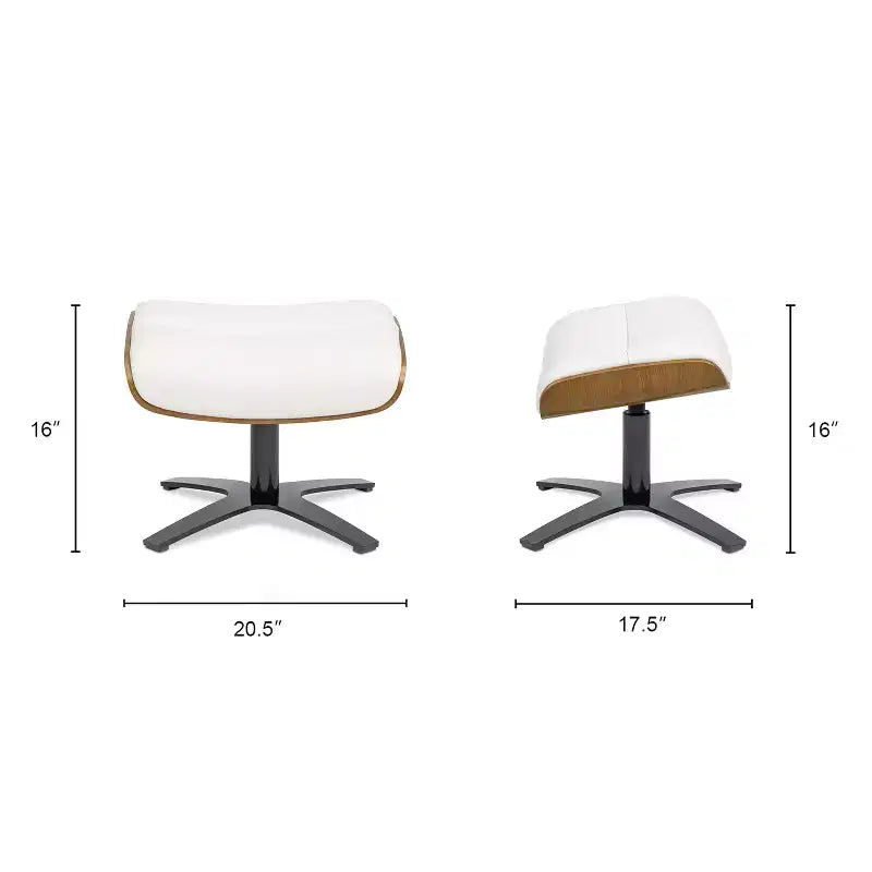 Jennifer Taylor Home, Pelle Baja Color Cioccolato