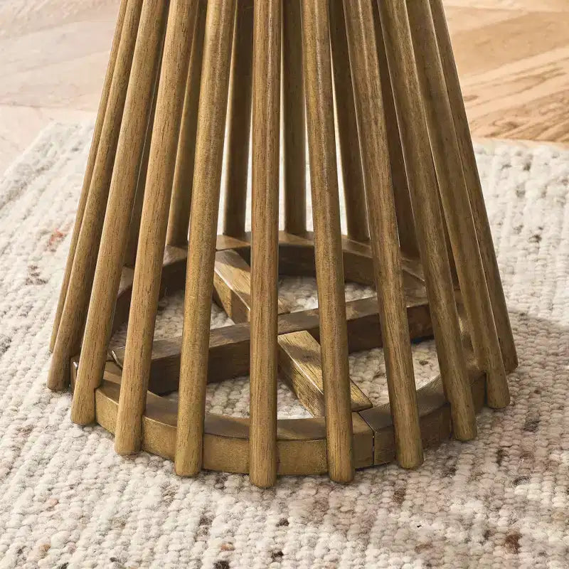 Tavolino rotondo in legno da 40 cm