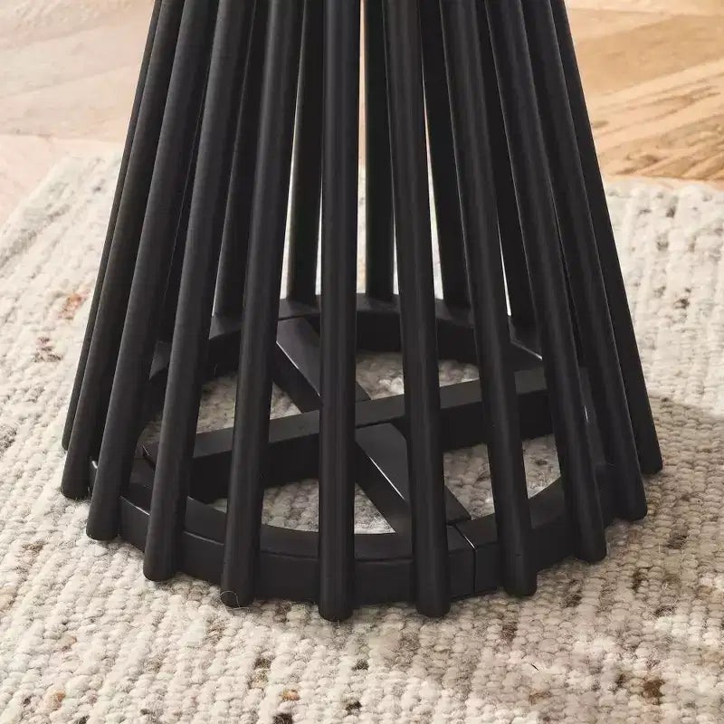 Tavolino rotondo in legno da 40 cm