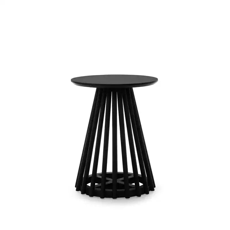 Tavolino rotondo in legno da 40 cm