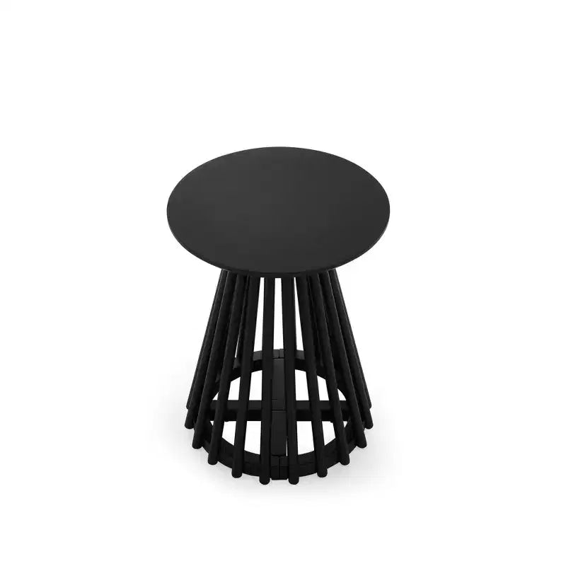 Tavolino rotondo in legno da 40 cm