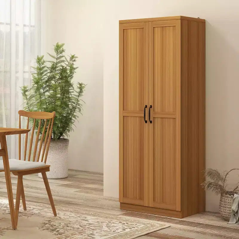 Dispensa da Cucina, Armadio a Colonna Indipendente a 5 Ripiani con 2 Scaffali Regolabili per Sala da Pranzo, Soggiorno