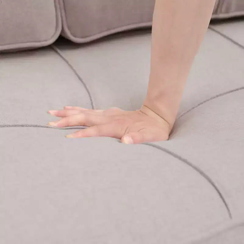 Divano a L convertibile con letto estraibile, divano letto con chaise longue reversibile per soggiorno, appartamento, camera da letto, ufficio
