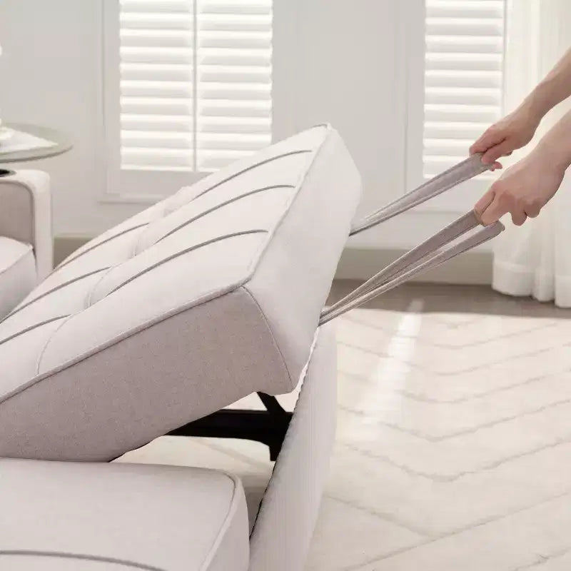 Divano a L convertibile con letto estraibile, divano letto con chaise longue reversibile per soggiorno, appartamento, camera da letto, ufficio