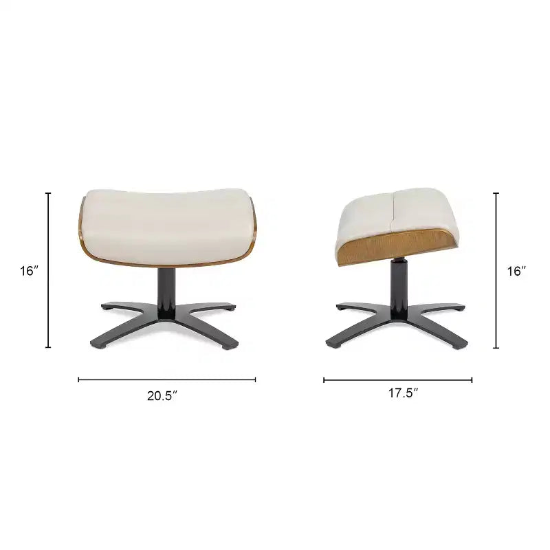 Jennifer Taylor Home, Pelle Baja Color Cioccolato