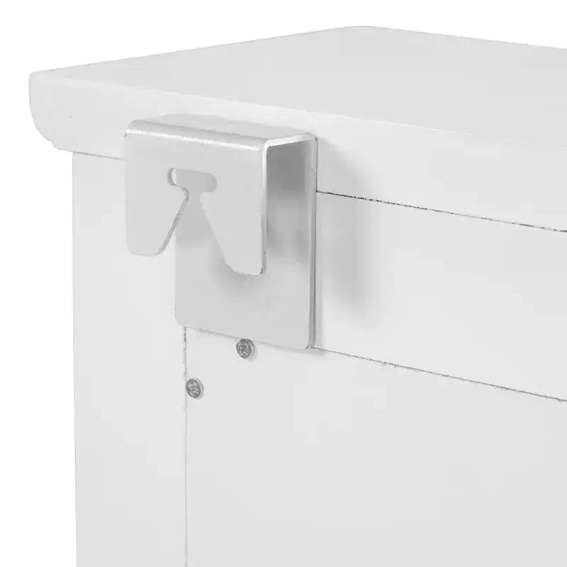 GDFStudio Theim Specchiera Trucco Versatile Sospesa, con Specchio, 3 Cassetti, 5 Tasche e 5 Ganci