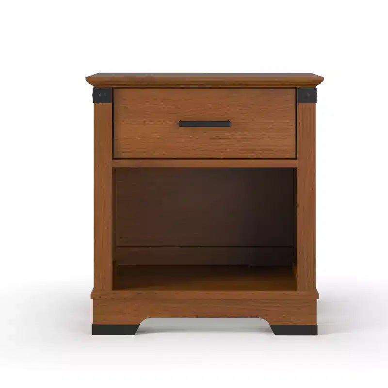 Comodino Child Craft Redmond a 1 cassetto per cameretta o camera da letto, ampio cassetto contenitore, in robusto legno di pino, finitura atossica e sicura per i bambini