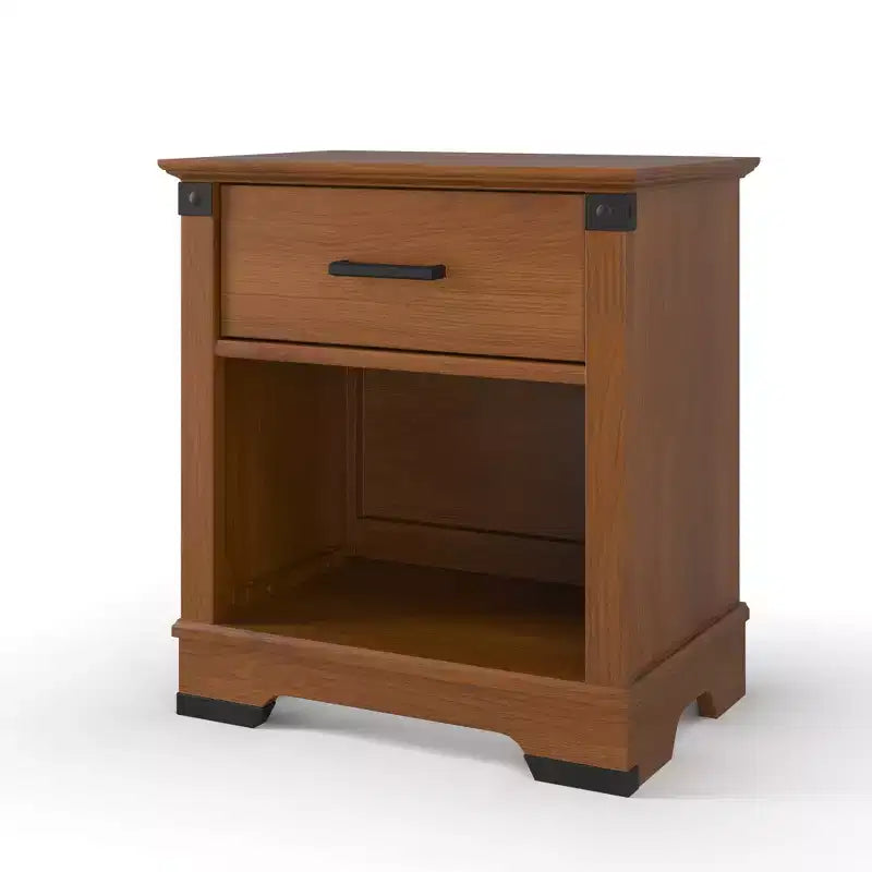 Comodino Child Craft Redmond a 1 cassetto per cameretta o camera da letto, ampio cassetto contenitore, in robusto legno di pino, finitura atossica e sicura per i bambini